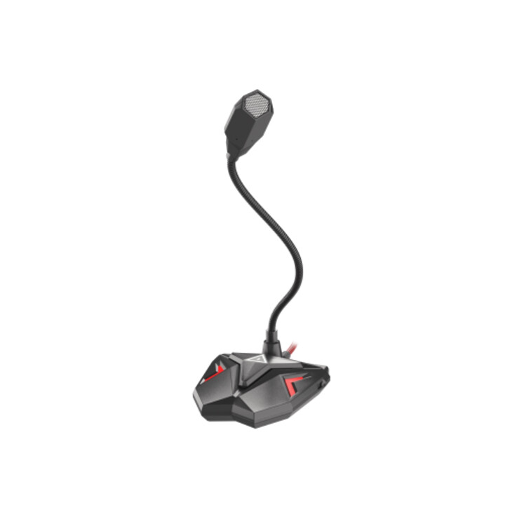 Microfono Genesis Radium 100 nero e rosso per PC