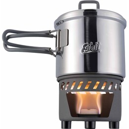 Conjunto de cozinha Esbit com combustível sólido de 1000 ml - Aço inoxidável