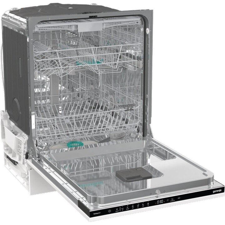 Lave-vaisselle encastrable GORENJE GV16D9 60 cm | Classe D | 16 couverts | Lavage rapide | Séchage complet