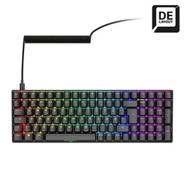 Teclado para juegos Sharkoon SKILLER SGK50 S2 negro, Gateron marrón