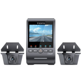 VIOFO A329WW 3CH 4K 30FPS Sony STARVIS 2 - DashCam tripla com câmaras traseiras à prova de água