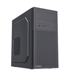 Caja micro atx coolbox m680 coo-pcm680-0 frontal rejilla disipador max 140mm gpu max negro