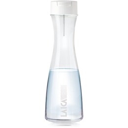 Laica GlaSSmart Filterflasche / 1,1 l Fassungsvermögen / Weiß / Inklusive 2 Filtern