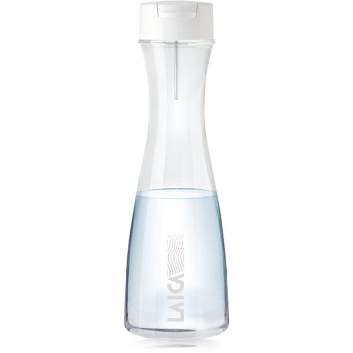 Bouteille filtrante Laica GlaSSmart / Capacité 1,1 L / Blanche / Comprend 2 filtres