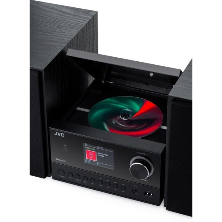 JVC UX-E225B Minicadena Negra