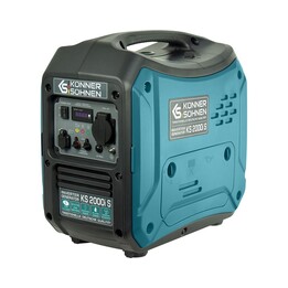 Könner & Söhnen KS 2000I S Generatore a motore 1,8 W 5 L Benzina Nero, Turchese