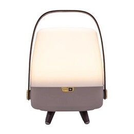 Altoparlante mono portatile Kooduu Lite-up PLAY Mini, beige, bianco, Madeira, 8W