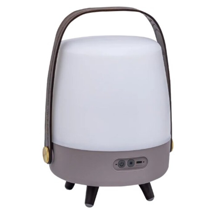 Kooduu Lite-up PLAY Mini Portable Mono Speaker Beige, White, Madeira 8W