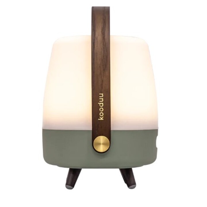 Altoparlante mono portatile Kooduu Lite-up PLAY Mini, verde, bianco, Madeira, 8W