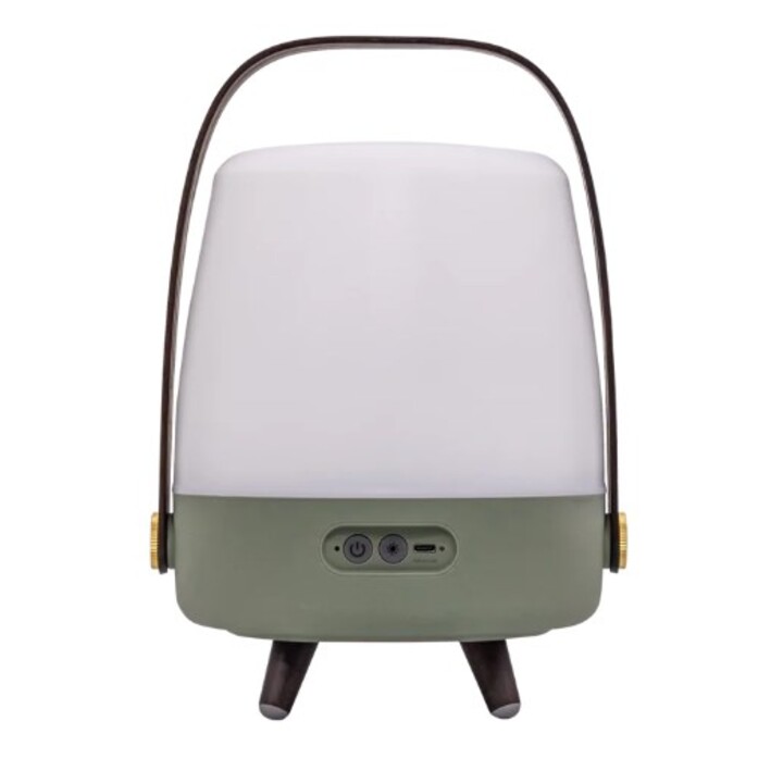 Kooduu Lite-up PLAY Mini Enceinte portable mono Vert, Blanc, Bois 8 W