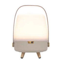 Kooduu Lite-up PLAY Mini Enceinte portable mono Sable, Blanc, Bois 8 W