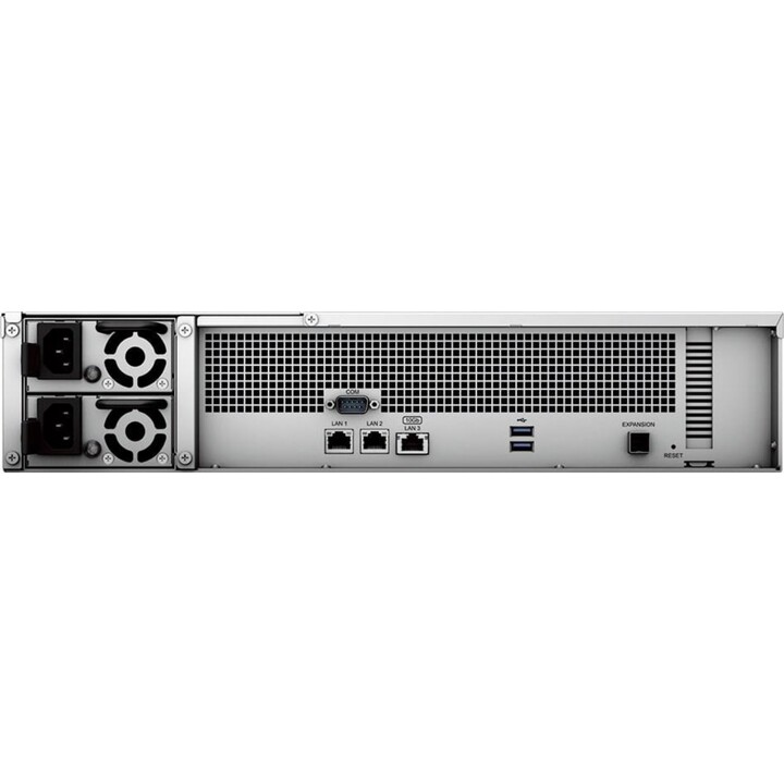 Synology RackStation RS2423RP+ NAS Rack Storage Server (2U) Ethernet Black, Gray V1780B