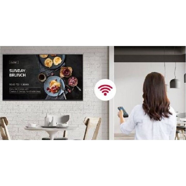 Écran d'affichage dynamique LG 75UL3J-E : écran plat IPS 75" (190,5 cm) pour l'affichage dynamique, 400 cd/m², 4K Ultra HD Blue,