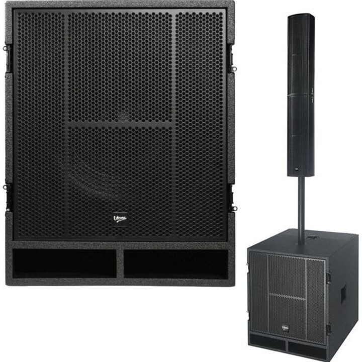 Enceintes colonnes actives V-tone, système de 760 W RMS avec amplificateur DSP