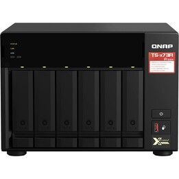NAS QNAP TS-673A tipo torre, Ethernet, negro, V1500B