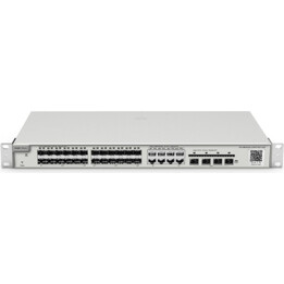REYEE 24-Port-SFP-L2+-Managed-10G-Switch, 24 SFP-Steckplätze, 8 Gigabit-RJ45-Kombi-Ports, 4 × 10G-SFP+-Steckplätze