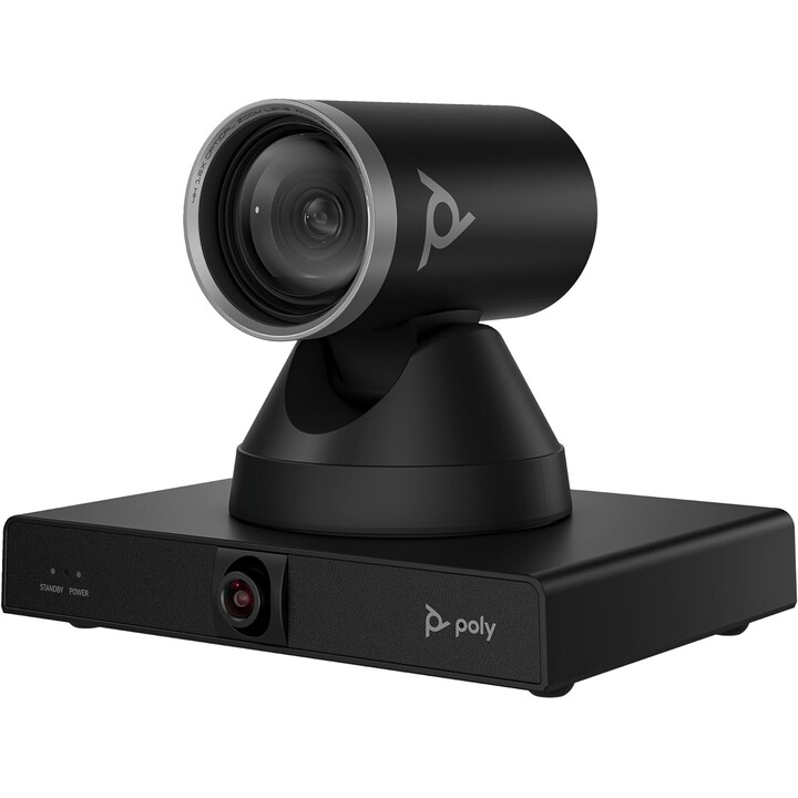 HP Poly Studio E60 Smart Camera 4K MPTZ con zoom ottico 12x, 8 MP, nero, 3840 x 2160 pixel, 60 pps