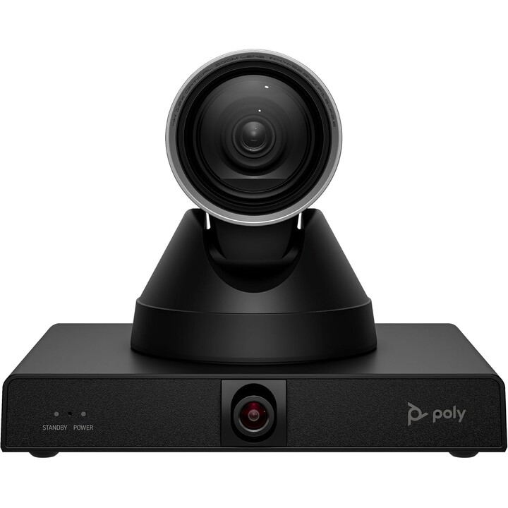 HP Poly Studio E60 Smart Camera 4K MPTZ con zoom ottico 12x, 8 MP, nero, 3840 x 2160 pixel, 60 pps