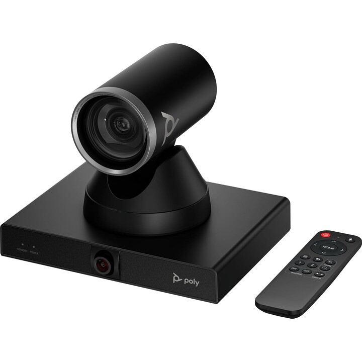 HP Poly Studio E60 Smart Camera 4K MPTZ con zoom ottico 12x, 8 MP, nero, 3840 x 2160 pixel, 60 pps
