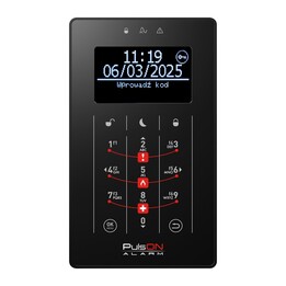 BCS PulsON LCD(BL)/S BL teclado LCD preto