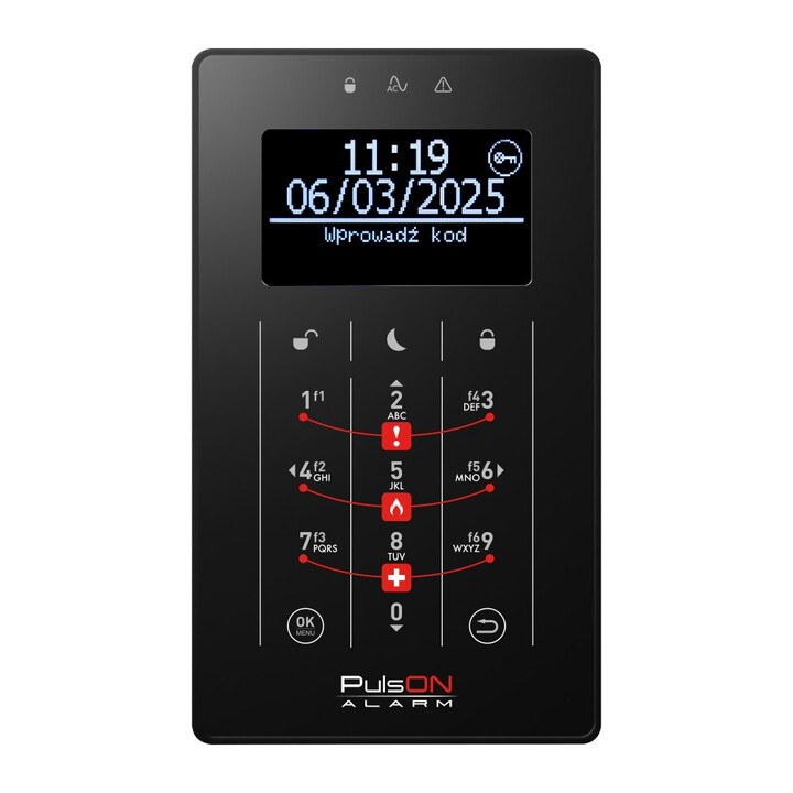 BCS PulsON LCD(BL)/S BL black LCD keypad