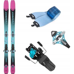 Set da sci Dynafit Seven Summits+ da donna, modello Flamingo Reef, 166 cm