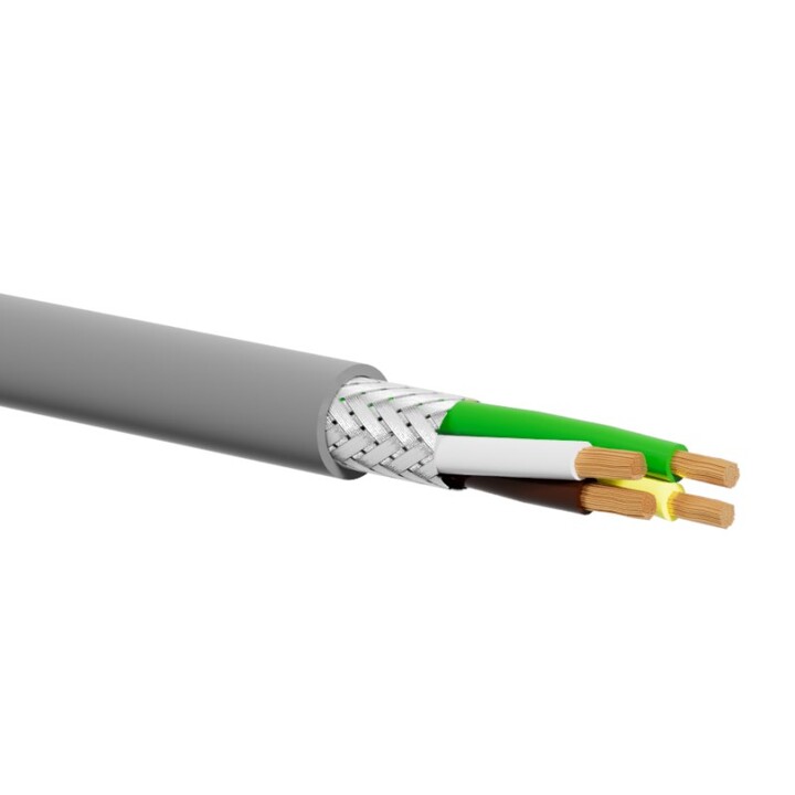 LiYCY control cable 4x1.00 PVC Eca 500m gray ALANTEC