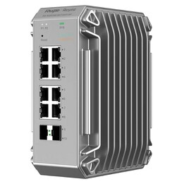 Switch PoE industrial Reyee RG-NIS3100-8GT2SFP-HP de 8 portas SFP