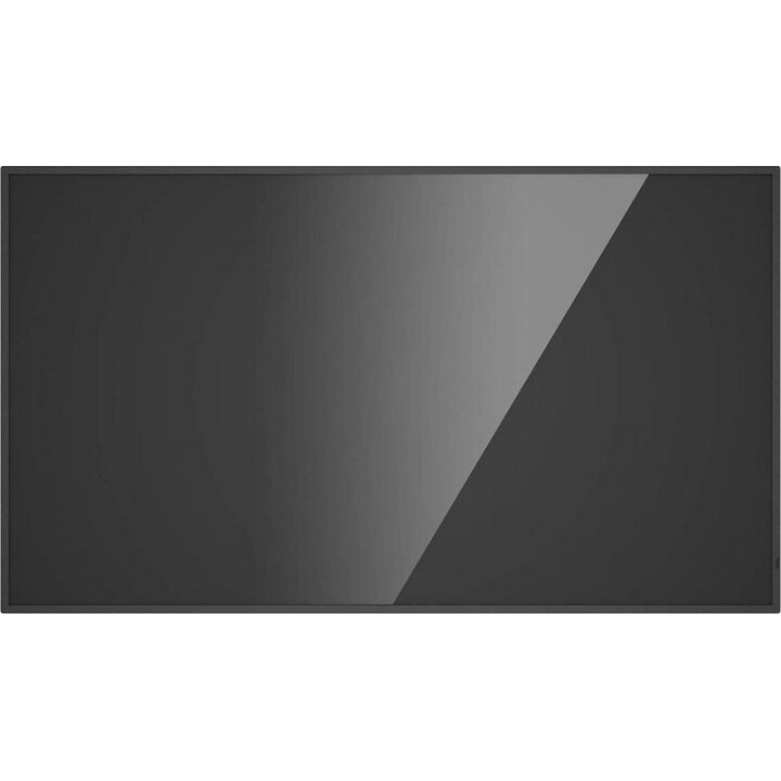 Painel de sinalização LCD Hikvision DS-D6075UN de 75", com moldura fina e suporte de parede para videowall da Hikvision