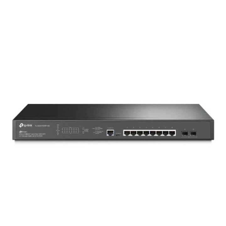 TP-Link TL-SG3210XHP-M2 L2+ Managed Switch, Schwarz