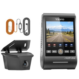 VIOFO A229 Ultra-W 2CH 4K Delantera + 4K Waterproof Rear Cam - DashCam
