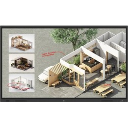 Pizarra inteligente LG CreateBoard multitáctil de 86″, modelo 86TR3DQ-B