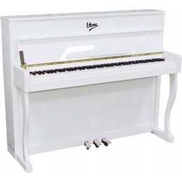 Piano elétrico digital de madeira, 88 teclas, suporte branco, USB, MIDI