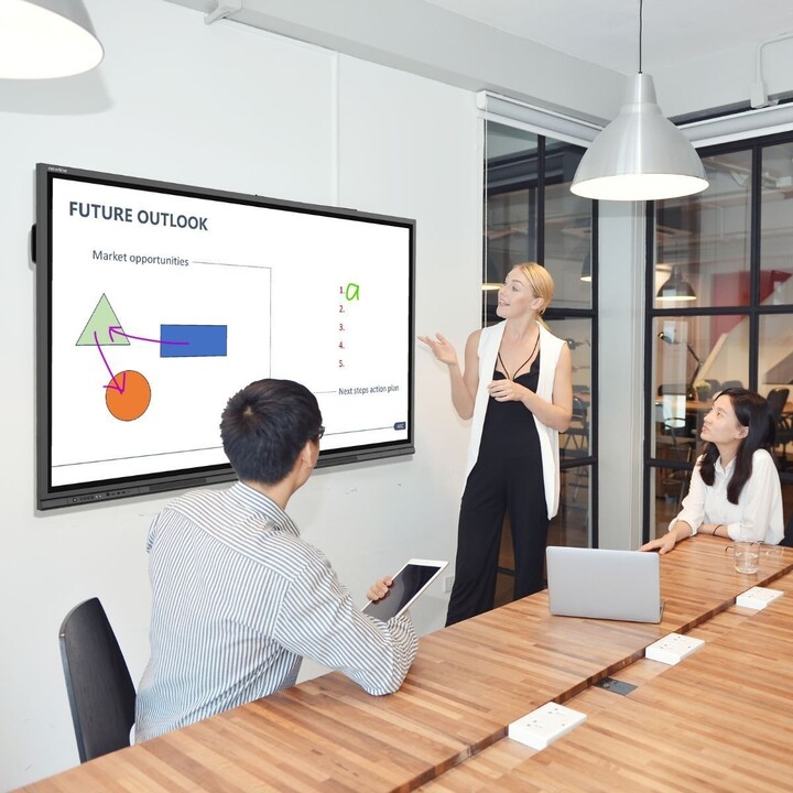 Écran interactif Newline TT-6523C 65 pouces 4K UHD LED, multi-touch 40 points, compatible OPS Plug & Play