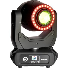 Light4Me Venom Spot Ring 200 W, cabeça móvel LED