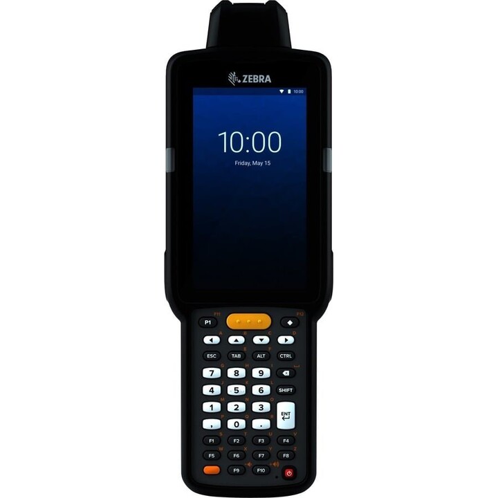 Zebra MC3330xR mobiler Handheld-Computer, 10,2 cm (4"), 800 × 480 Pixel, Touchscreen, 680 g, schwarz
