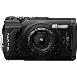 OM System TG-7 black Digital camera 12 MP Optical zoom