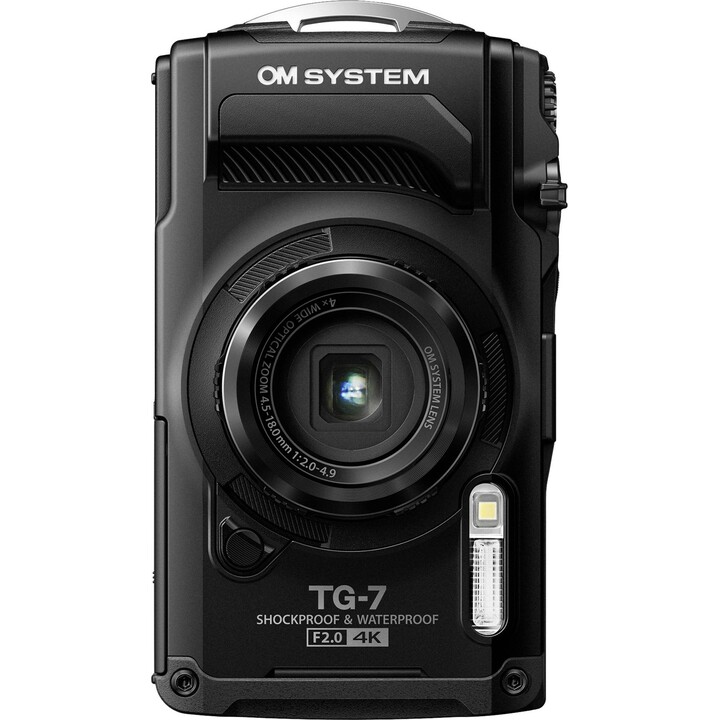 OM System TG-7 black Digital camera 12 MP Optical zoom