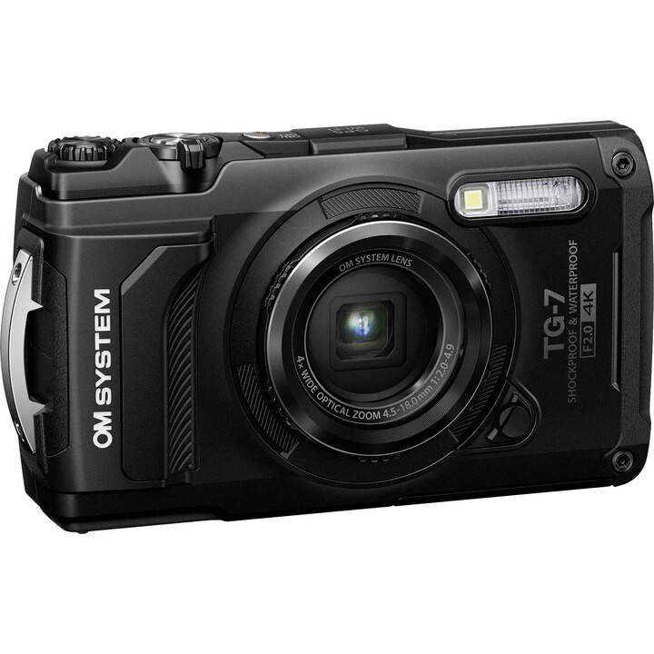 Appareil photo numérique OM System TG-7 noir, 12 MP, zoom optique