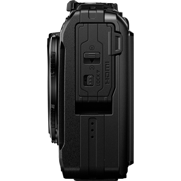 Câmara digital OM System TG-7 preta, 12 MP, zoom ótico