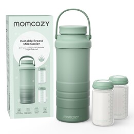 Momcozy CM01 | Refrigerador portátil para leite materno de 650ml | Verde