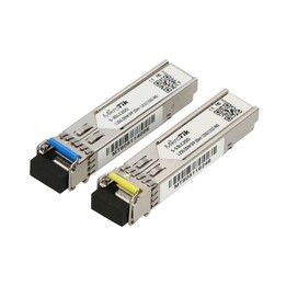 Módulo SFP Mikrotik S-3553lc20d, 1,25 Gb/s, 20 km, monomodo, par (t1310 nm/r1550 nm) + (t1550 nm/r1310 nm)