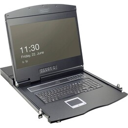 Digitus - Modular console with 19" (48.3cm) TFT and touch panel