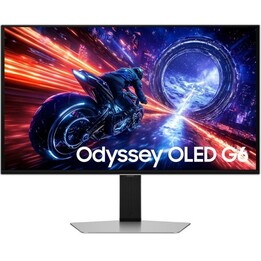 Gaming Monitor Samsung Odyssey OLED G6 G60SF S27FG604SU 27'/ QHD/ 0.03ms/ 500Hz/ QD-OLED/ Adjustable in height/ Silver
