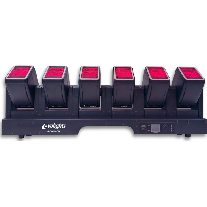 Evolights 6 Cannon Moving Bar 6x60 W RGBW