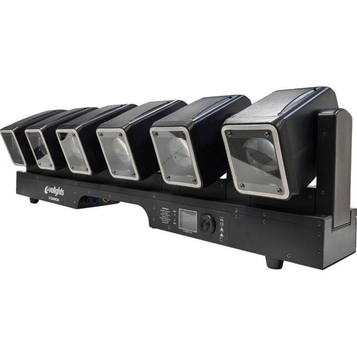 Evolights 6 Cannon Moving Bar 6x60 W RGBW