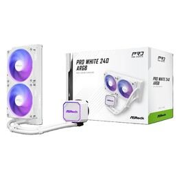 Dissipatore di calore ASRock Pro White 240 ARGB