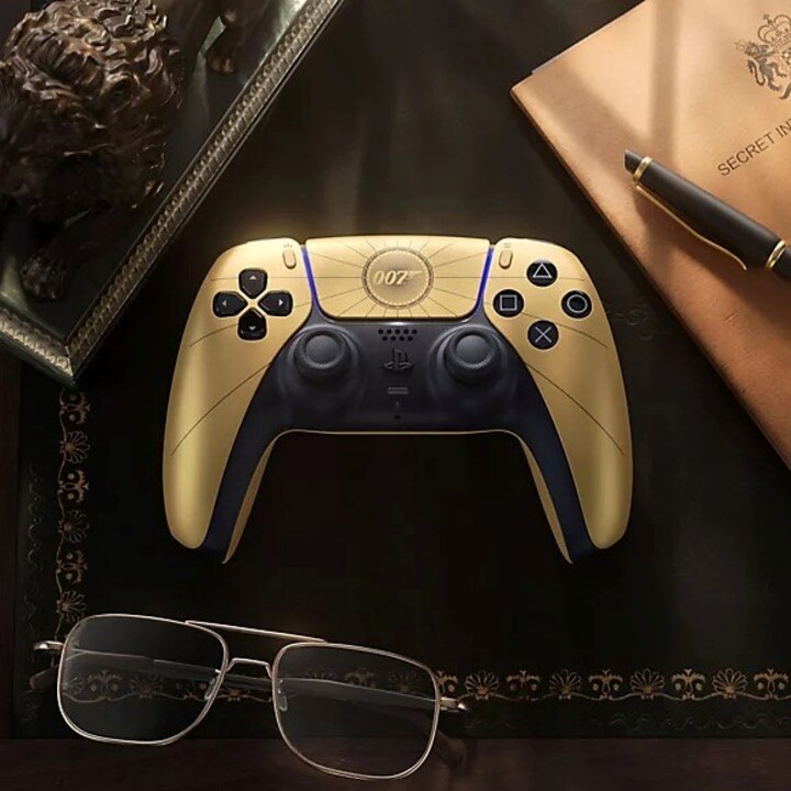 Sony PlayStation 5 DualSense Manette sans fil Édition limitée – 007 First Light™ Or