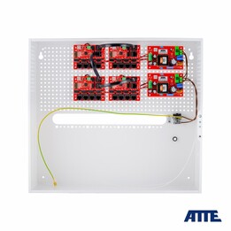 Set of up to 17 IP cameras with 17P+1UP PoE switch ATTE IP-17-11-H