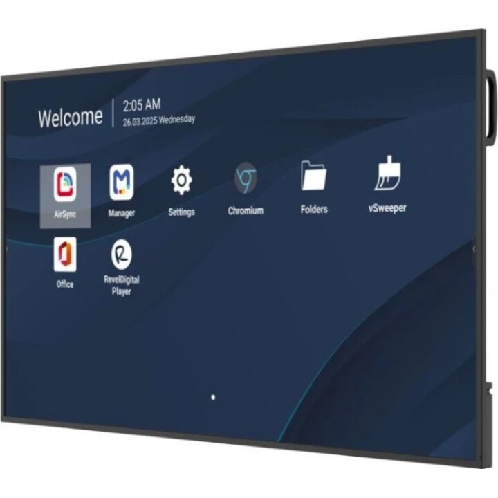 ViewSonic CDE6514-2C ViewBoard 65 Inch 4K UHD 500 nits Android 14 24/7 Operation USB-C 15W HDMI 3x